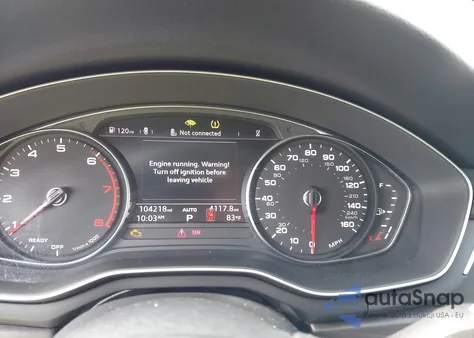 2018 Audi A4 2.0T Ultra Premium from USA, damaged, VIN WAUKMAF47JA086557